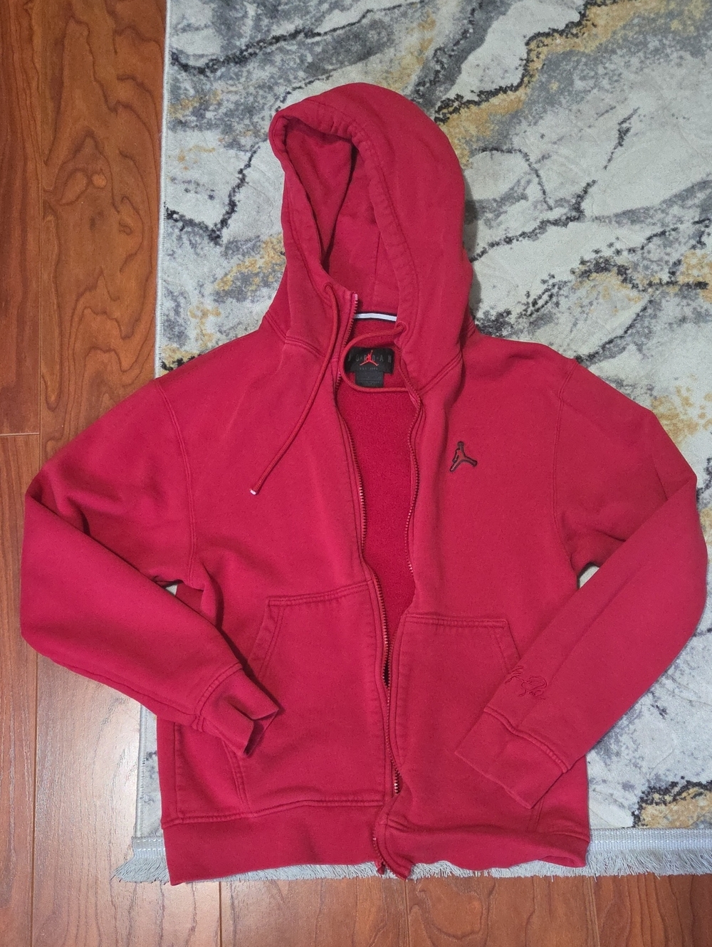 Jordan Red Full-Zip Hoodie Jacket